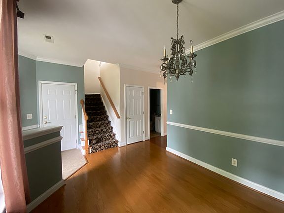 Dining room facing stairs