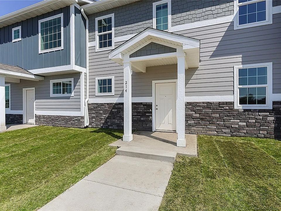 Spacious Patio space on front and back of the townhome