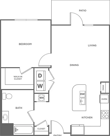 One Bedroom One Bath (783 SF) One Bedroom One Bath (783 SF)