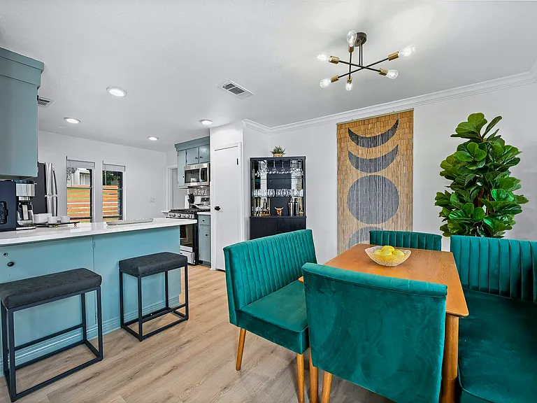 Dining area and kitchen Unit A