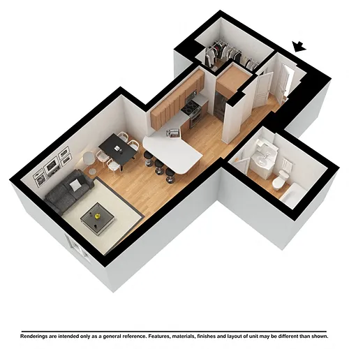 Floor plan Studio