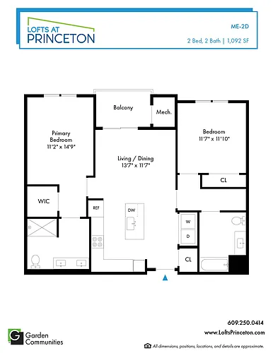 Floor plan $3.00/sq.ft. - ME-2D