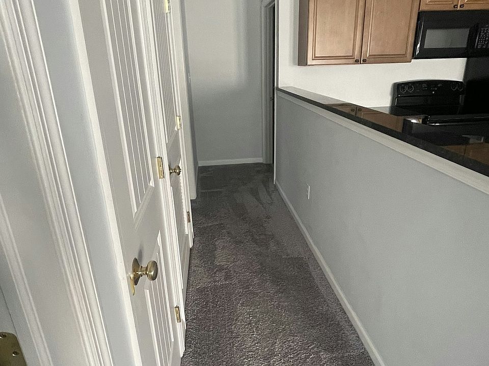 Hall to Bathroom on right and Bedroom 2 on left