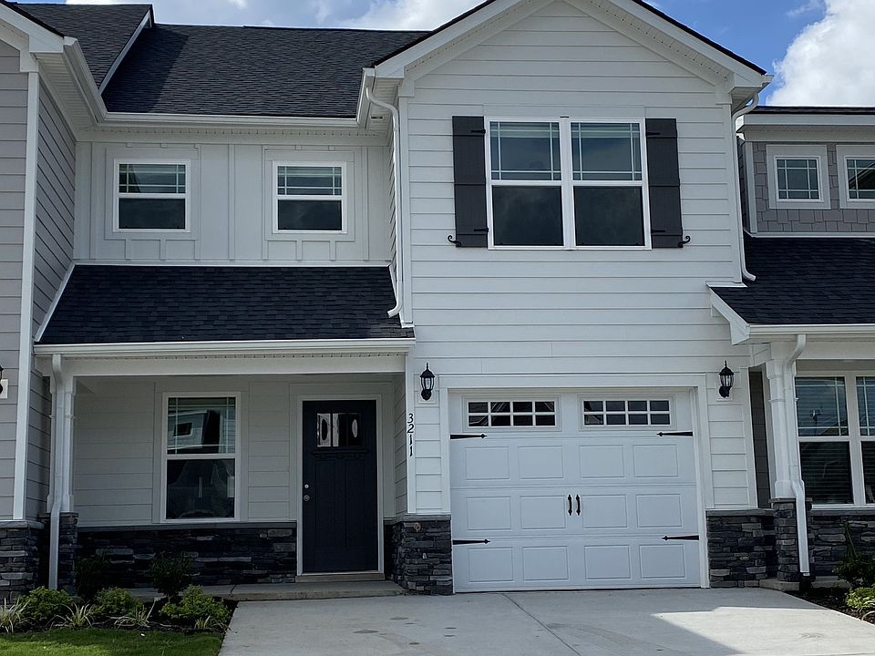 New 3 bedroom 3 bath home with bonus room, main bedroom upstairs, laundry upstairs, granite kitchen