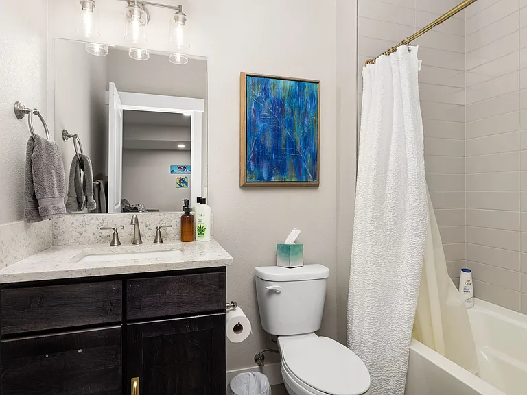 Full shared upstairs bathroom