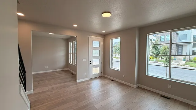 living room and study room