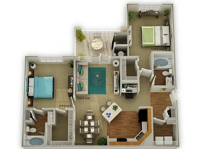 Floor plan Brookstone