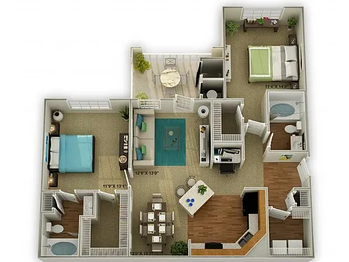 Floor plan Brookstone