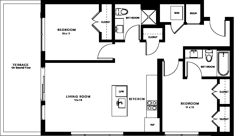 Floor plan B6
