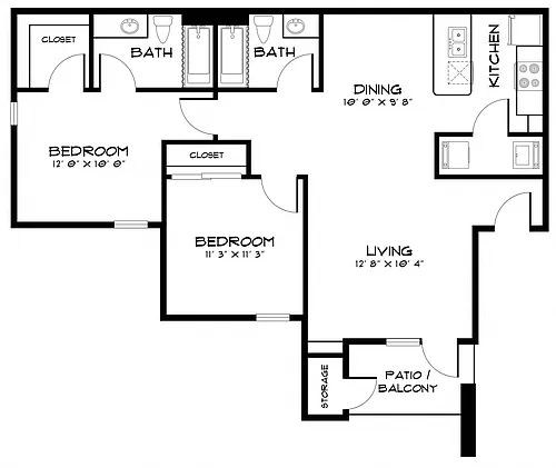 Floor plan B2