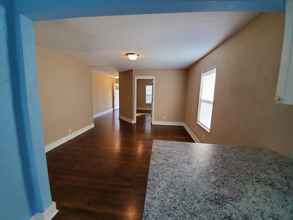 Kitchen to Living Room & Bedroom