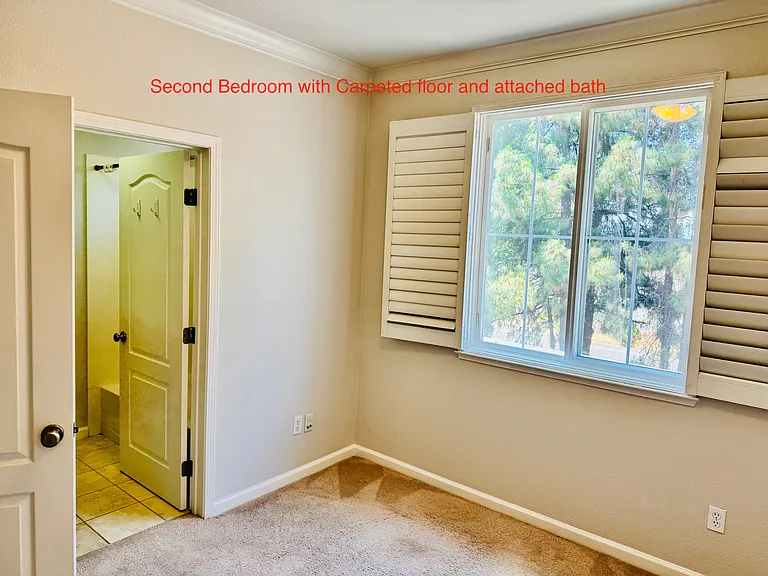 Third bedroom with Carpet