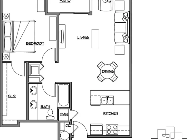1x1 Economy l 784+ sq ft l Marketplace Flats 1x1 Economy l 784+ sq ft l Marketplace Flats