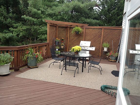 Deck looking north