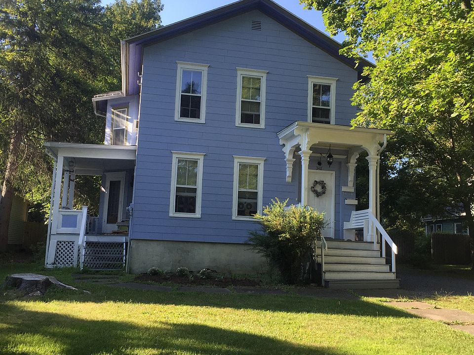 front view with side porch