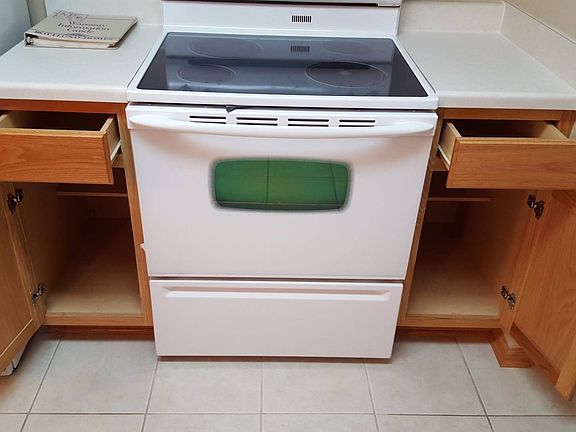stove 2 & cabinet