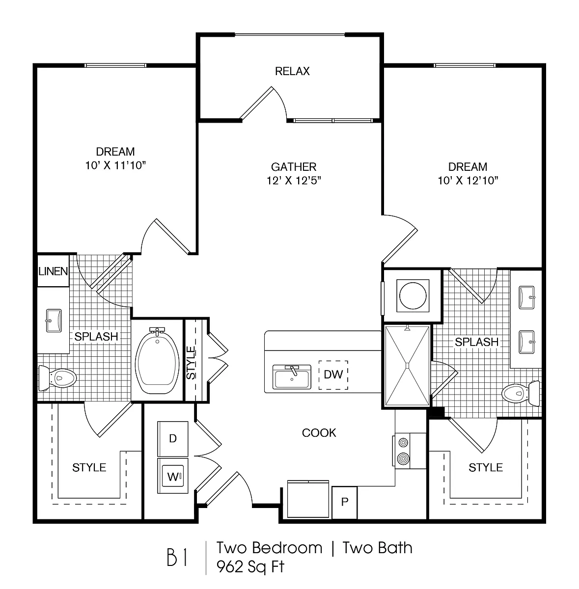 Floor plan 2X2