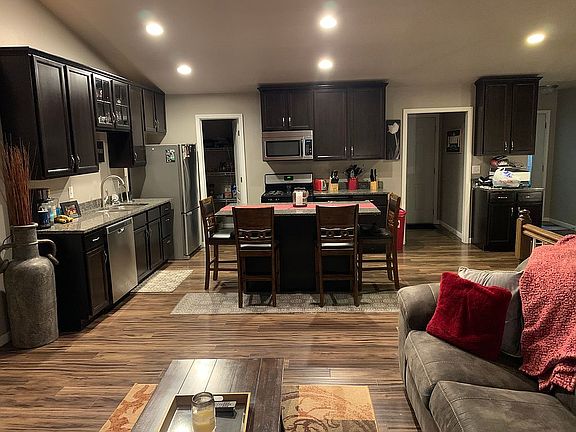 Kitchen view in great room