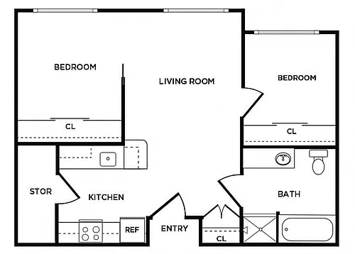 Floor plan B1