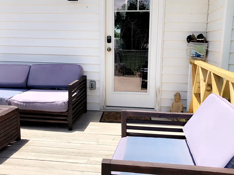 Back porch.