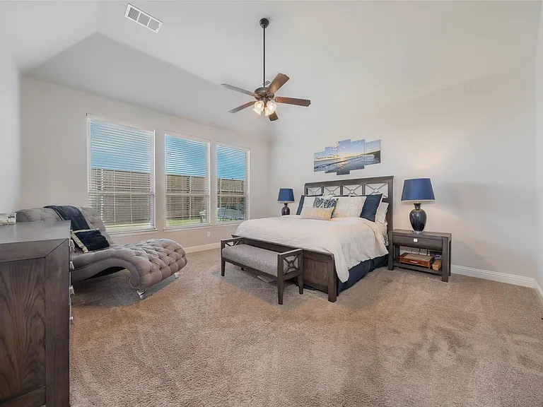 Spacious primary bedroom