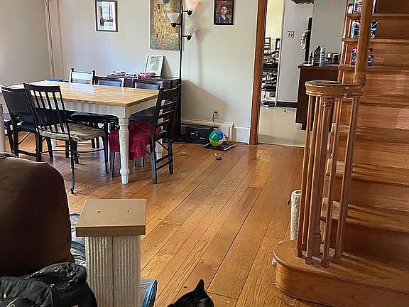 Living room and dining room 