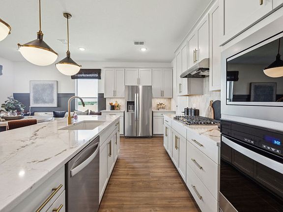 Spacious kitchen with abundant cabinet space