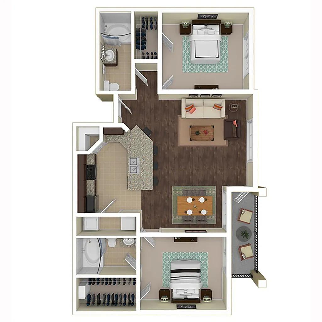 Floor plan B2-1170