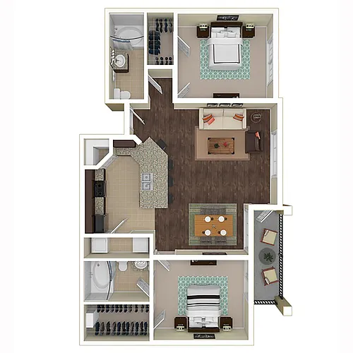 Floor plan B2-1170