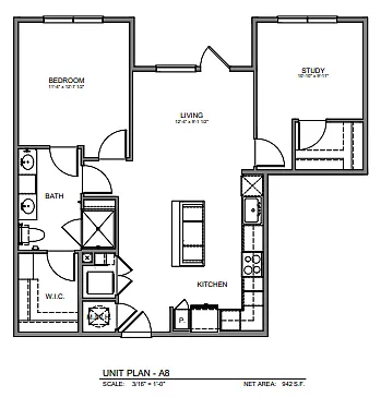 Floor plan A8
