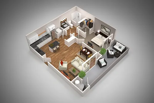 Floor plan 1C