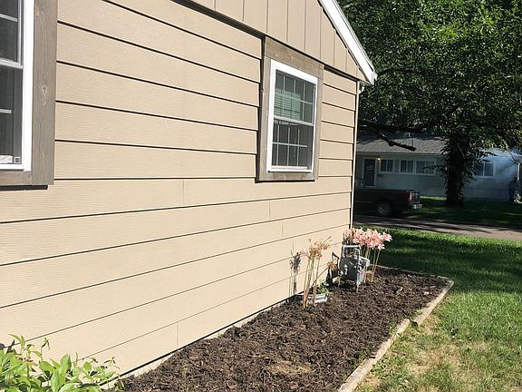 West side of house