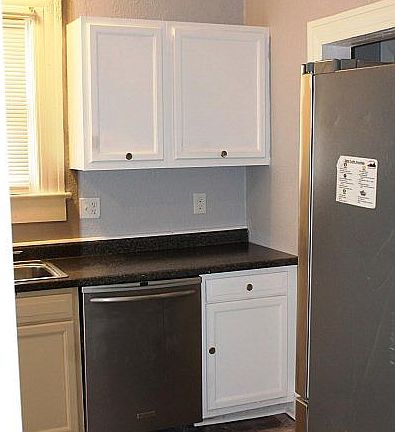 stainless dishwasher & refrigerator