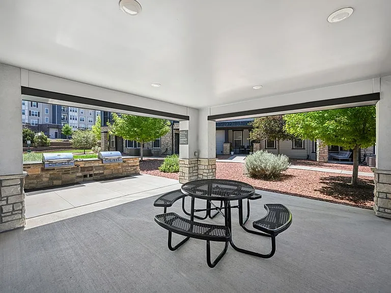 Grilling area with outdoor dining