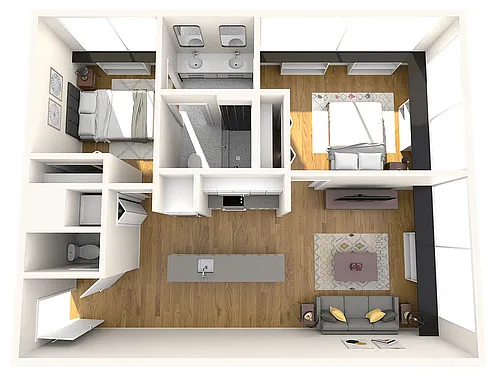 Floor plan B6