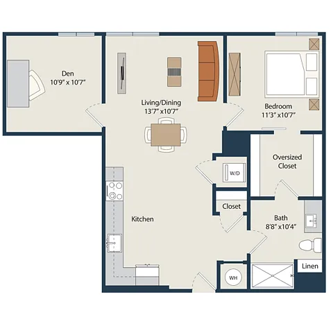 Floor plan A16.Den