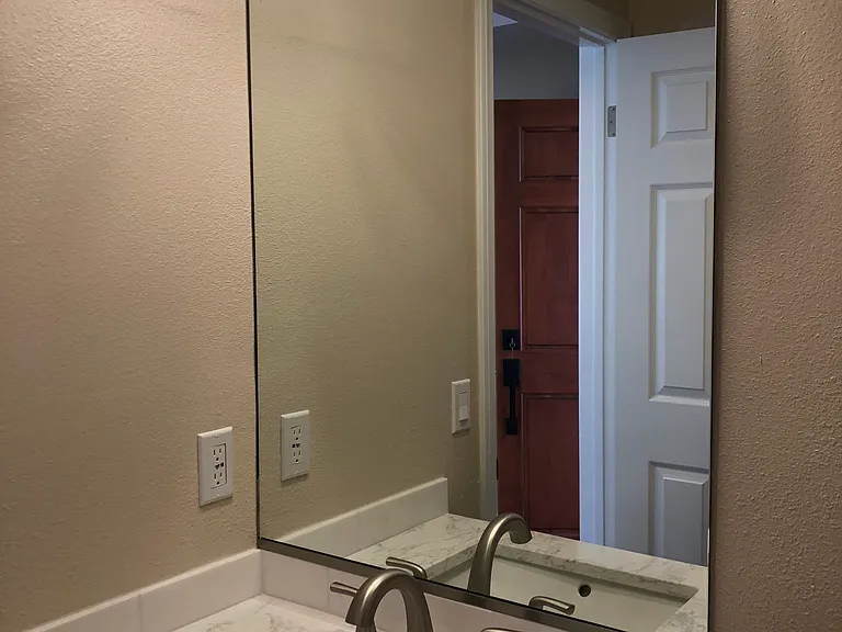 Downstairs powder room