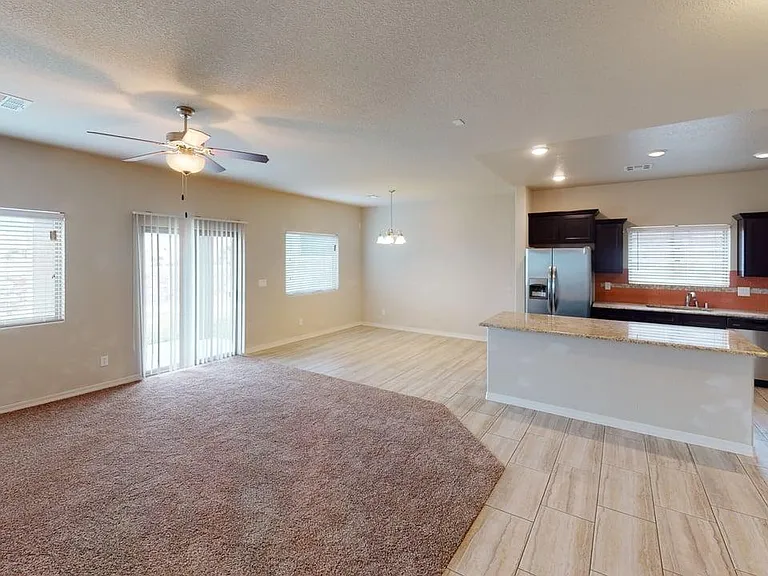 Spacious Open Design, Living area - Dining - Kitchen