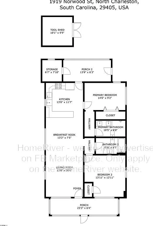 2 bed, 2.0 bath, 1166 sqft, $2,200 — Photo 3