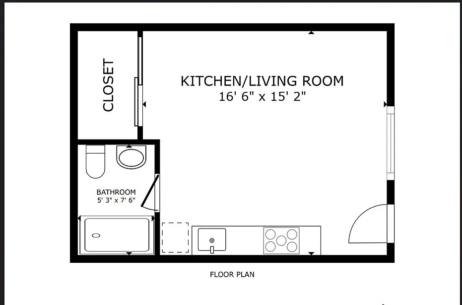 Floor plan Studio