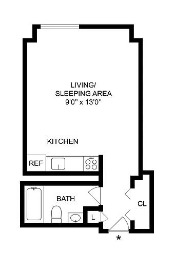 Floor plan Studio-A