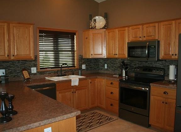 Custom Oak Cabinetry
