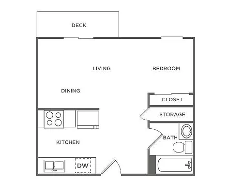 Floor plan Studio