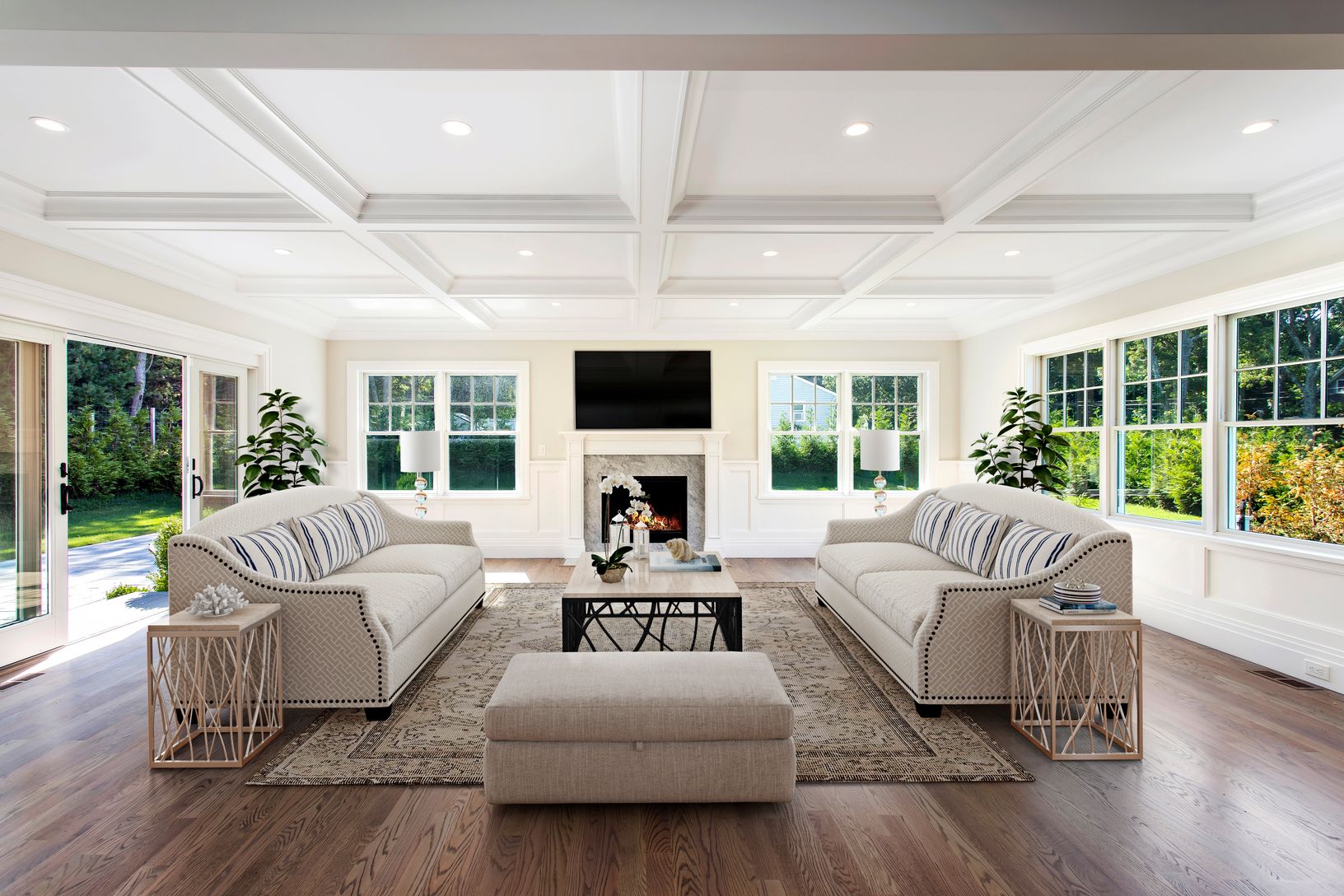  Virtually Staged Living Room