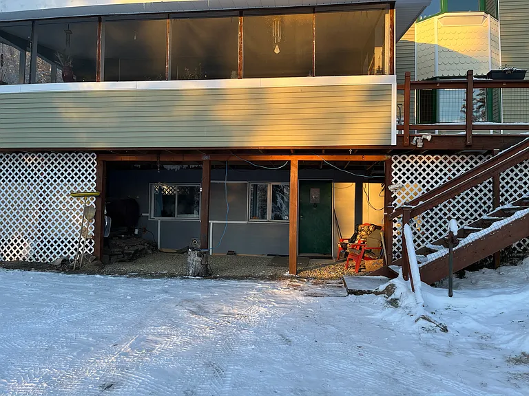 Parking spot and front entrance