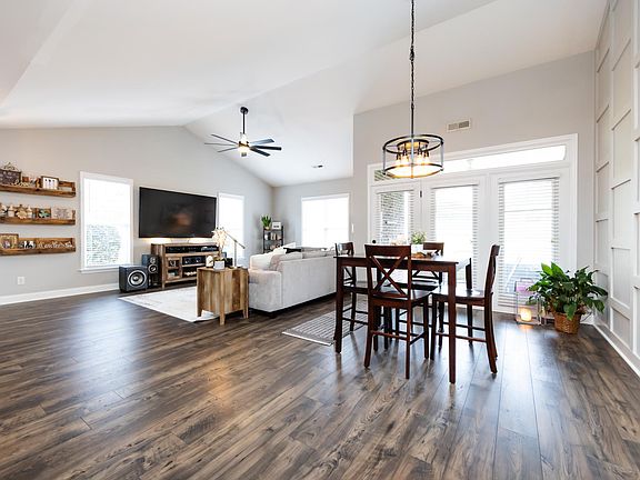 Living room- open floorpan