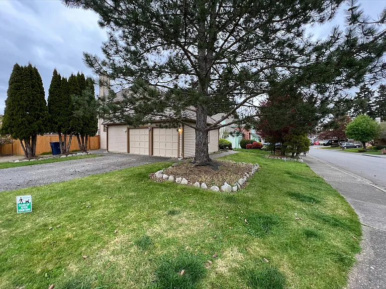 corner lot with wide street for additional parking