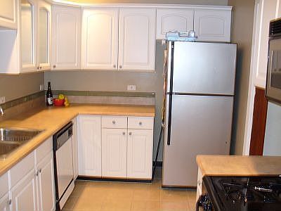 Updated Kitchen with new appliances, counter top and tile floor