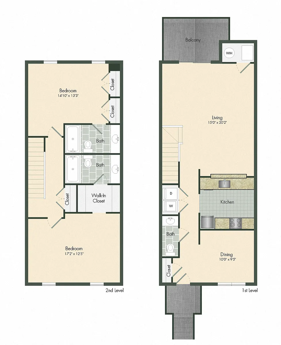 Floor plan Fairfax - Townhome