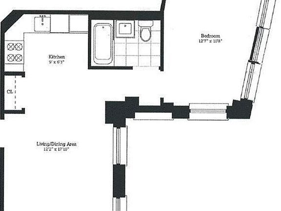 2nd image of 120 Greenwich St APT 6H
